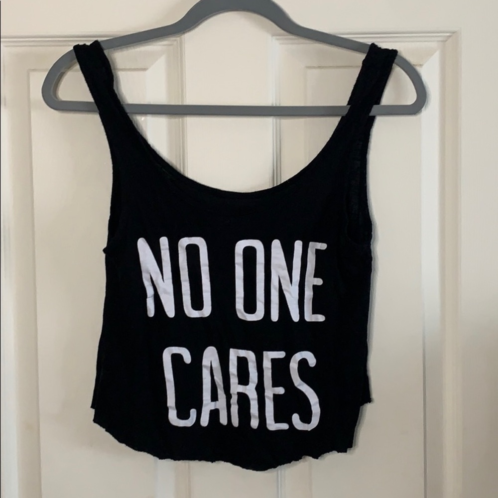 “No One Cares” Tank